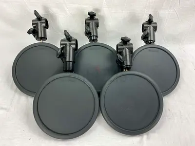 Yamaha TP65 Electronic E Drum Trigger Pad + Mount Bracket 8 Tom Snare LOT OF FIVE