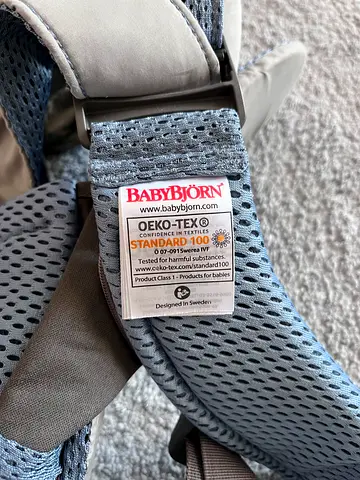 BabyBjörn Ergonomic Baby Carrier One Air (light blue mesh) - excellent condition like new