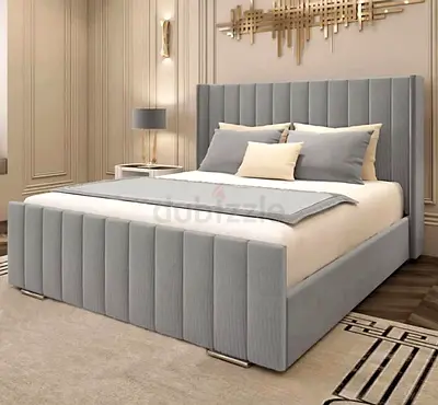 New Custom made king size bedframe in soft Valvet Fabric