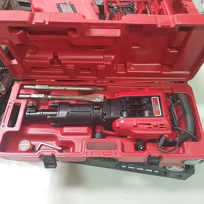 Full Boar 1700W 18kg 30mm Hex Demolition Hammer Kit FBDH-1650
