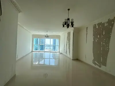 شقة 3 غرف وصالة مع غرفة خادمة وغرفة غسيل | جيم ومسبح وباركن مجاني | شهر مجاني | المجاز 1 | موقع مميز