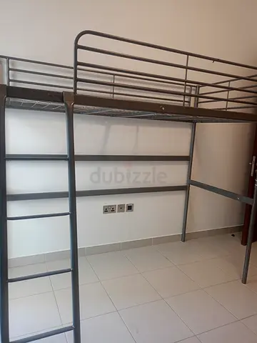 IKEA metal loft bed single size