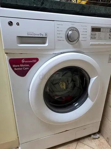 LG front load washing machine 6kg - good working condition