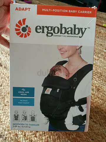 Ergobaby Adapt Multi-Baby Carrier (Black) - Newborn to Toddler - mesh