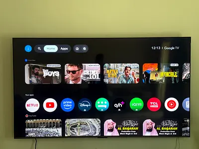 85 TCL Smart QLED TV with Google TV - Good Condition only 6 months used brand new with accessories