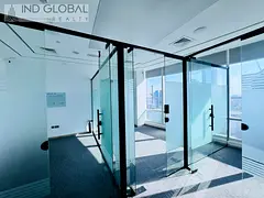 Business Bay Office | Glass Partitions | Burj &amp; Canal Views
