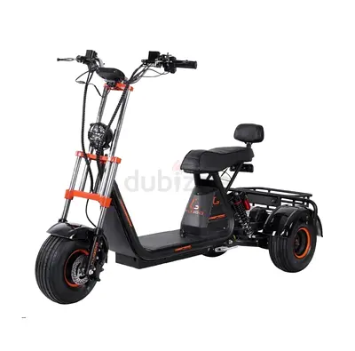 Electric 3-Wheel Scooter / Trike - Comfortable Seat, Rear Cargo Rack