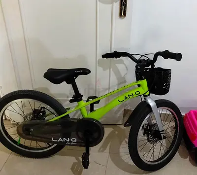 LAN-Q kids 20-inch bicycle with basket — good condition