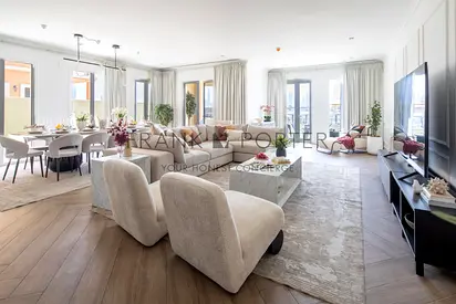 Grand 5BR Villa with Sea and Burj Khalifa Views | Ideal for Mid - Term, Monthly & Weekley Stays | All bills Inclusive