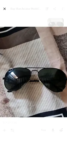Ray-Ban Aviator Sunglasses - Classic Black/Green Lenses