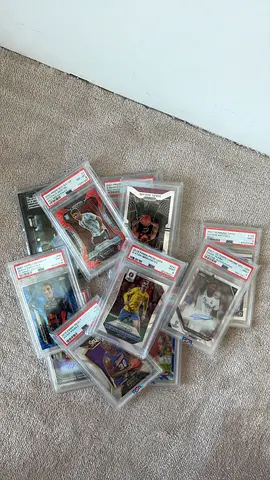 Collection of PSA-graded Basketball/Football/F1 Trading Cards (Multiple Players)
