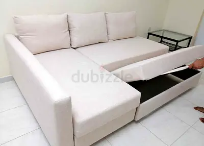 L shape sofa bed with storage Ikea FRITHEN