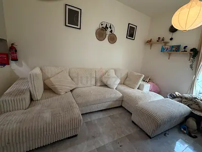 White sofa