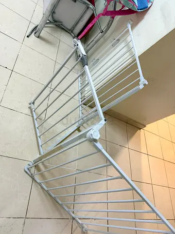 Foldable Metal Safety Baby Gate — Pressure/Wall Mount, White