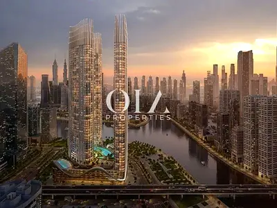1BR | Binghatti Skyrise Tower A | Canal View