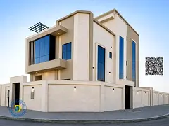Al Zahia Corner Villa, 6BR , roof ,Reg fees, electricity and water, bank financing, freehold .