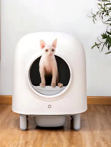Automatic Cleaning Cat Litter Box - Clean, Private Design