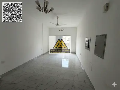 شقة جديدة تاني ساكن | مساحات واسعه |  قريب جدا شارع محمد بن زايد في المويهات 3 | سهل المخرج لدبي