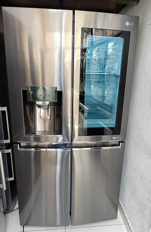 LG Stainless 4 door instawave Side by Side digital inverter latest version refrigerator Gray