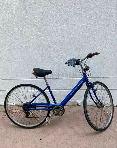 Blue City/Hybrid Bicycle - Single Speed/7-Speed Street Bike, Good Condition/ Japanese/with head ligh
