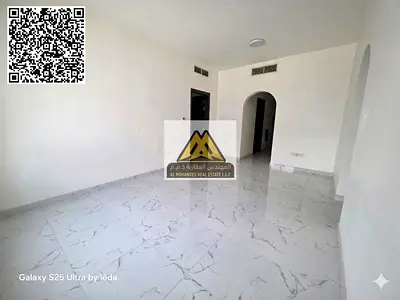 Brand new apartment, second tenant | Direct view of Ajman Port | Master bedroom | Very spacious | Flexible payment plans up to 6 installments