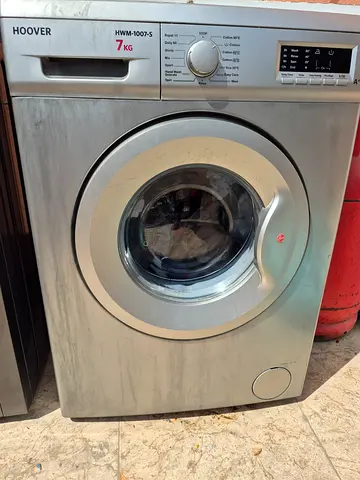 Hoover 7kg Front Load Washing Machine - Stainless Steel, Good Working Condition