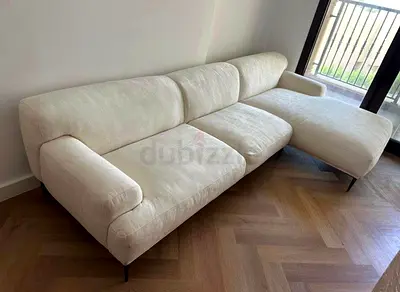 Like A New Condition High Quality the loom collection amelia L Shape Sofa