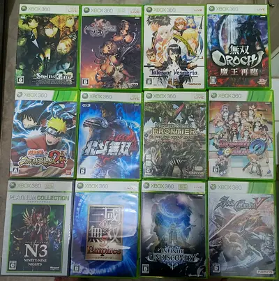 Xbox 360 Game Lot - 12 Original Titles (Tales of Vesperia, Soulcalibur V, Naruto  More)