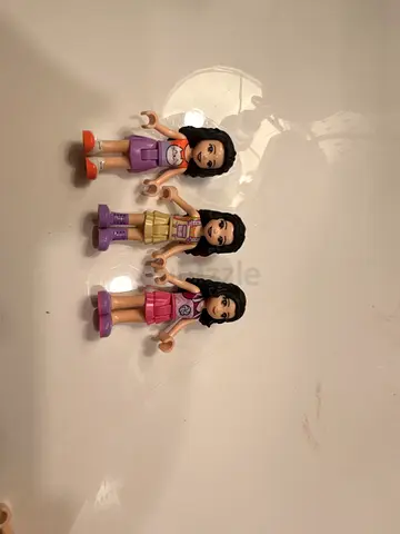 Three LEGO Friends mini-dolls (used)