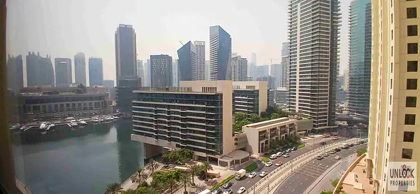 Spacious 1BR | Sea & Marina View | Vacant