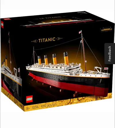 LEGO Creator Expert Titanic 10294 (9090 pieces) - Brand New/Sealed