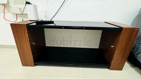Small TV Stand / Media Cabinet in Dark Wood