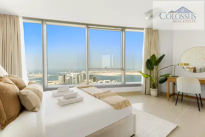 Fully Furnished 1BR Apartment | High Floor | 1,100 Sqft | Sea View