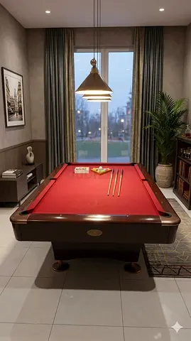 9 feet Marbal slate top knight shot pocket drop pool billirds table is for sale