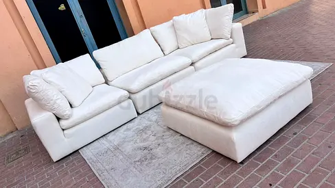 Like A New Condition Marina Home feather 🪶 filled modular sofa