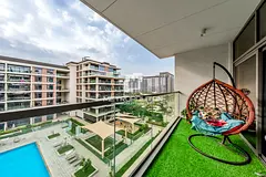 Pool and Park View |Spacious |Rented | Negotiable