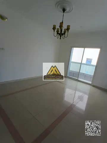 For annual rent – 2-bedroom apartment with separate living room in Al Rumaila 1 – Ajman (second row from Ajman Corniche)