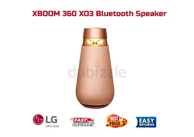 LG XBOOM X03 Portable Bluetooth 360 Sound Speaker XO3QPK