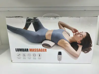 Lumbar Massager with Remote - Back Pain Relief Device (Boxed)