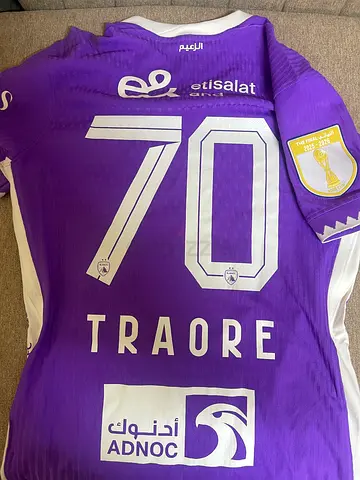 Fiorentina #20 Traore Purple Football Jersey (Excellent Condition)