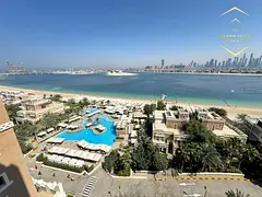 Sea View 2BR plus Maid/Study Room Apartment | Fully Upgraded | Furnished | Palm &amp; Marina Outlook