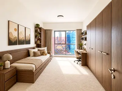 Low Price 3BHK with Balcony & Maid’s Room | Panoramic Views | Close to Metro & Local Amenities