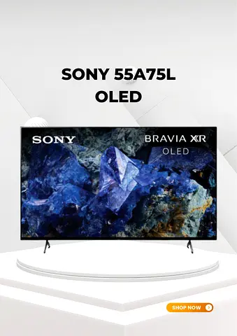 Sony BRAVIA XR 55 Inch Class A75L OLED 120Hz 4K HDR Google TV 2023 55A75L
