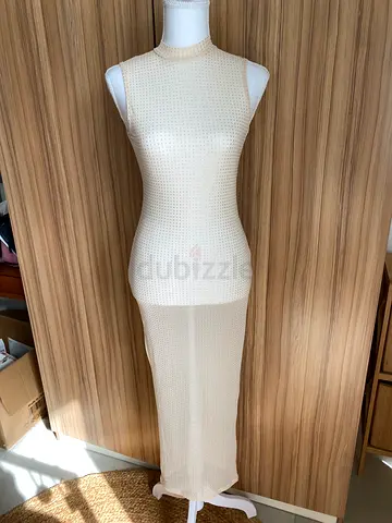 Transparent dress for beach XS
