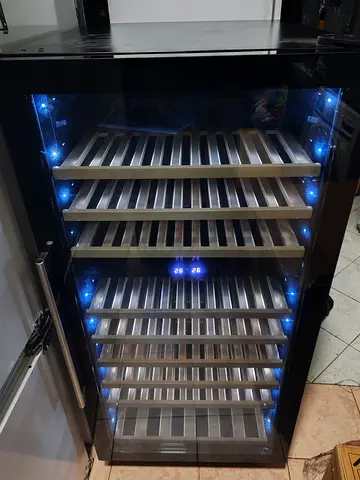 Teka brand new not used stock piece dual temperature wine fridge 110 beverage capacity