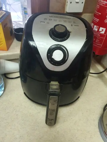 Used Black Air Fryer (Compact) - Working Condition