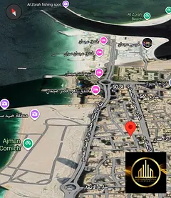 Investment land in Al Nakheel 2 | Area 8814 sq ft | Permit G+6 | Prime location