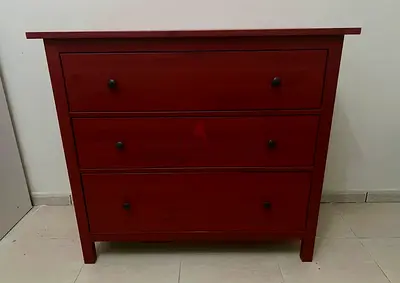 Ikea 3-Drawer Chest / Dresser - Dark Mahogany Finish