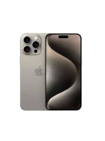 Apple iPhone 15 Pro-128gb- Silver display visible but damaged
