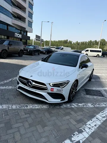 GCC Mercedes CLA35 AMG 2023 Full service history under warranty in EMC